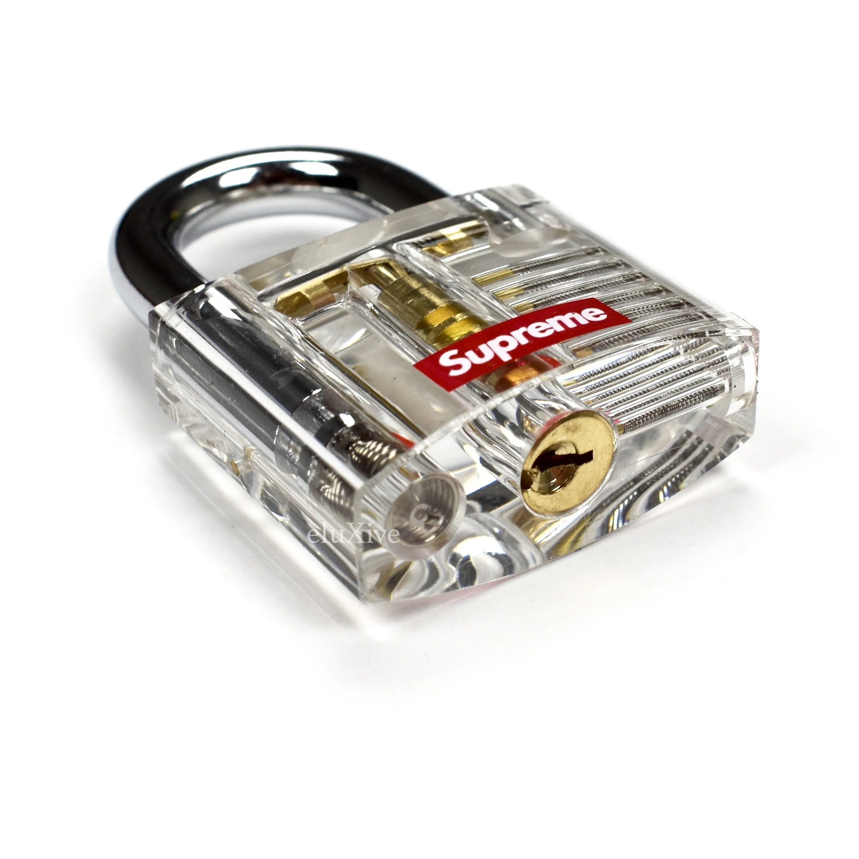 Supreme - Transparent Box Logo Lock