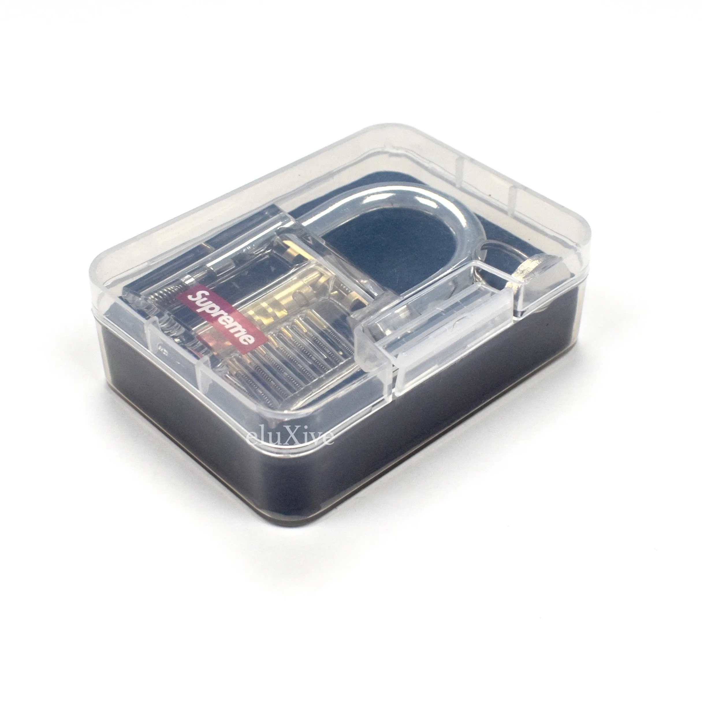 Supreme - Transparent Box Logo Lock