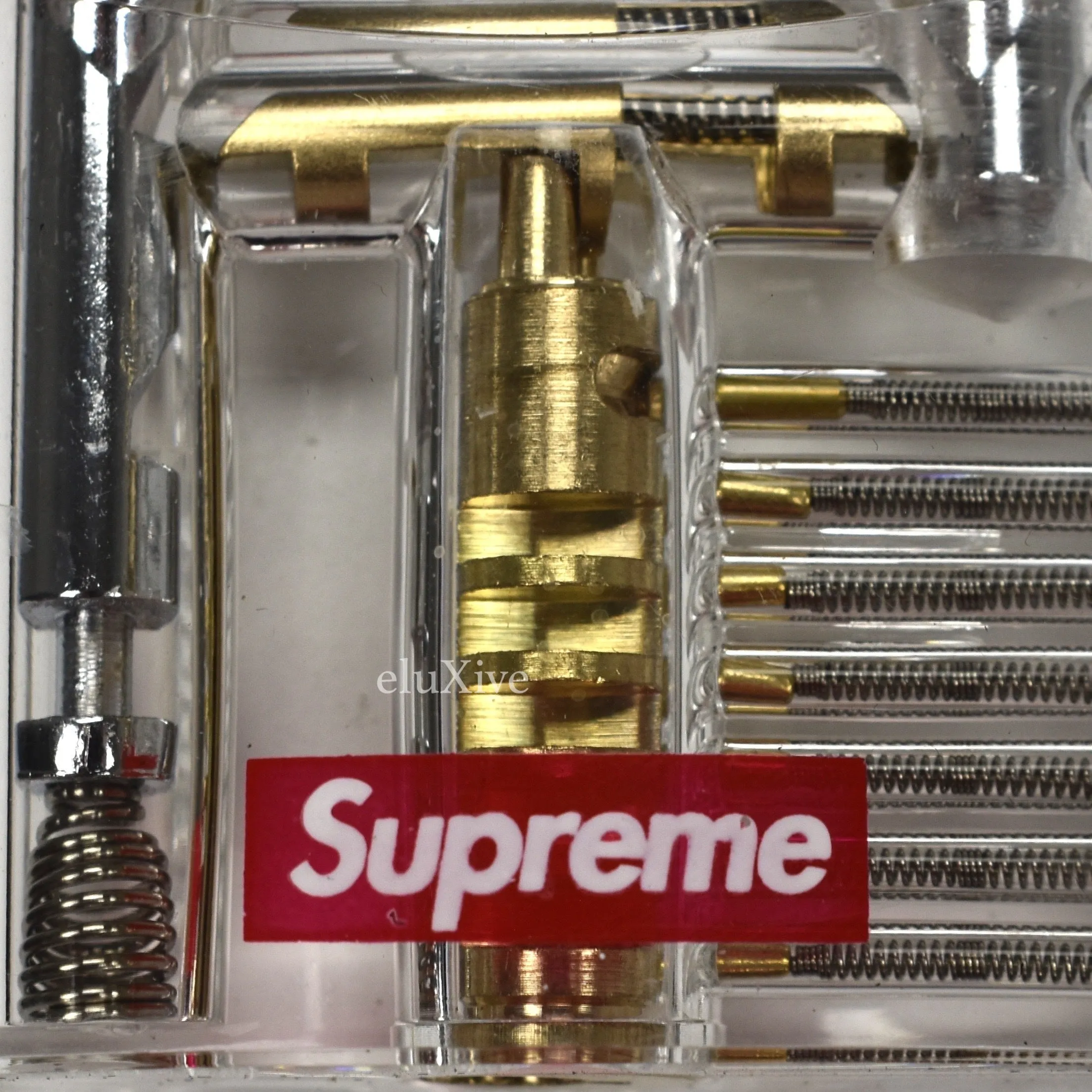 Supreme - Transparent Box Logo Lock