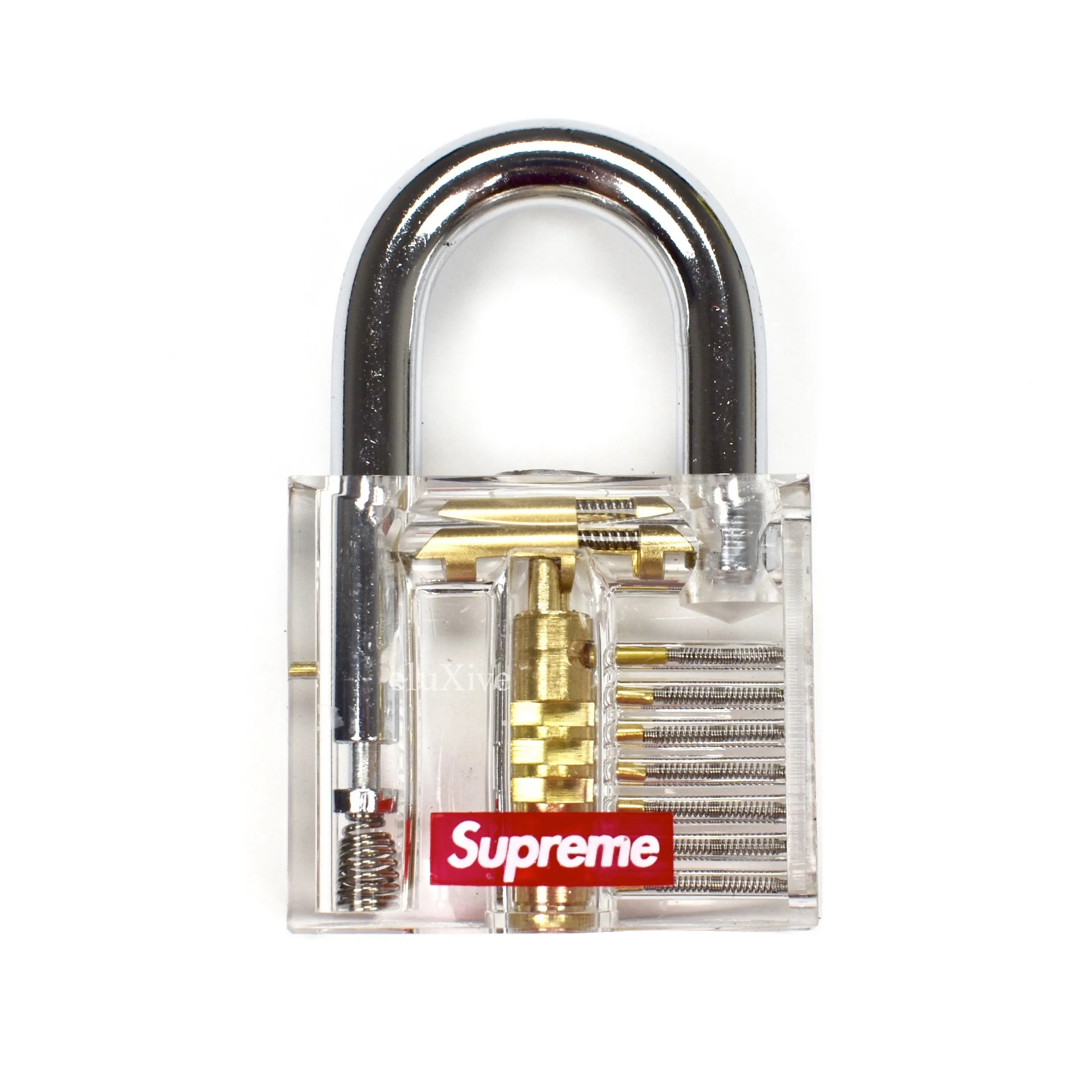Supreme - Transparent Box Logo Lock