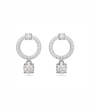 SWAROVSKI ATTRACT HOOP EARRINGS