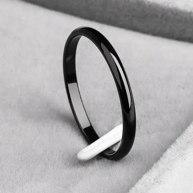 Titanium Steel & Rose Gold  Ring