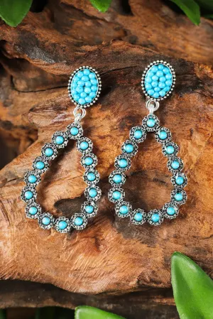 Turquoise Teardrop Earring