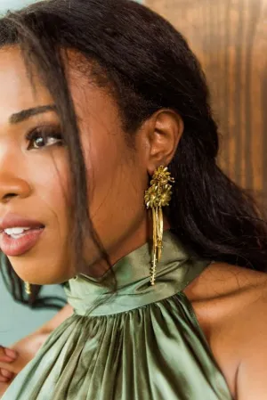Ulla Johnson Zayin Earrings in Brass