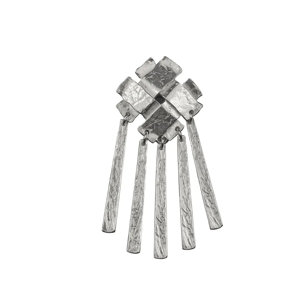 UNRAVELLED Fringe Brooch