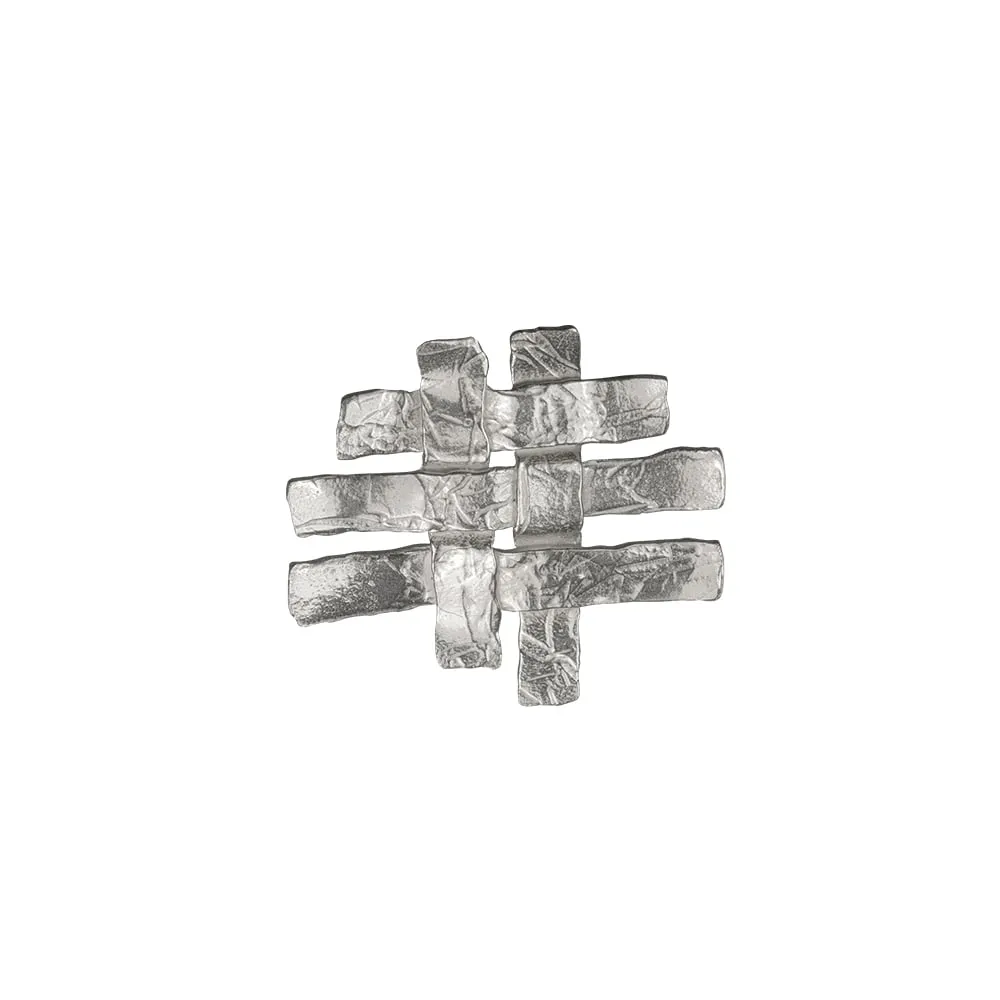 UNRAVELLED Large Weave Brooch